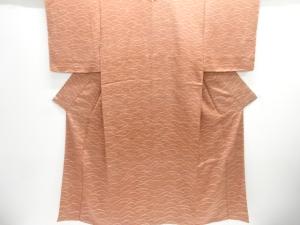 芝草模様付け下げ小紋着物